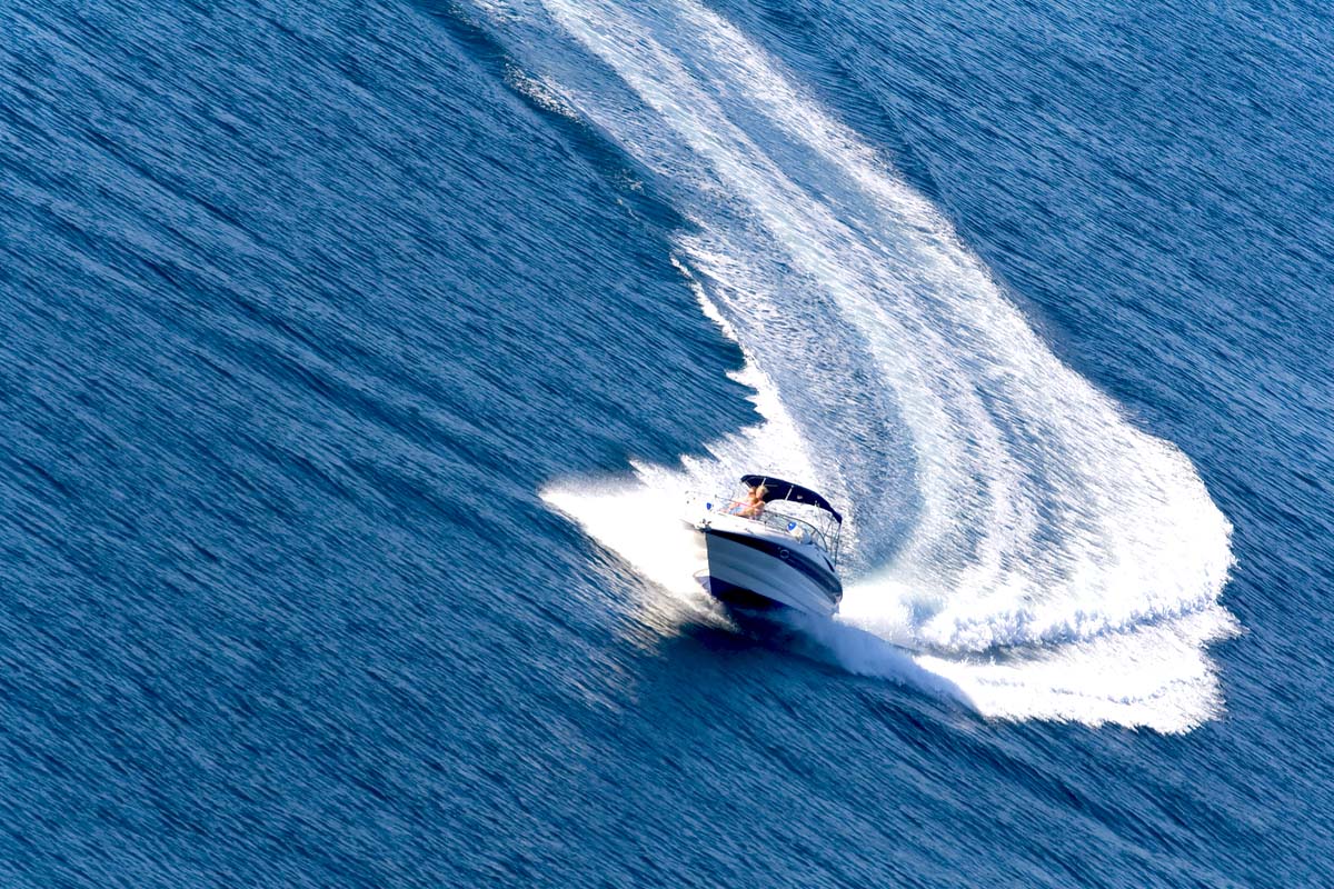 Boat trim increase speed