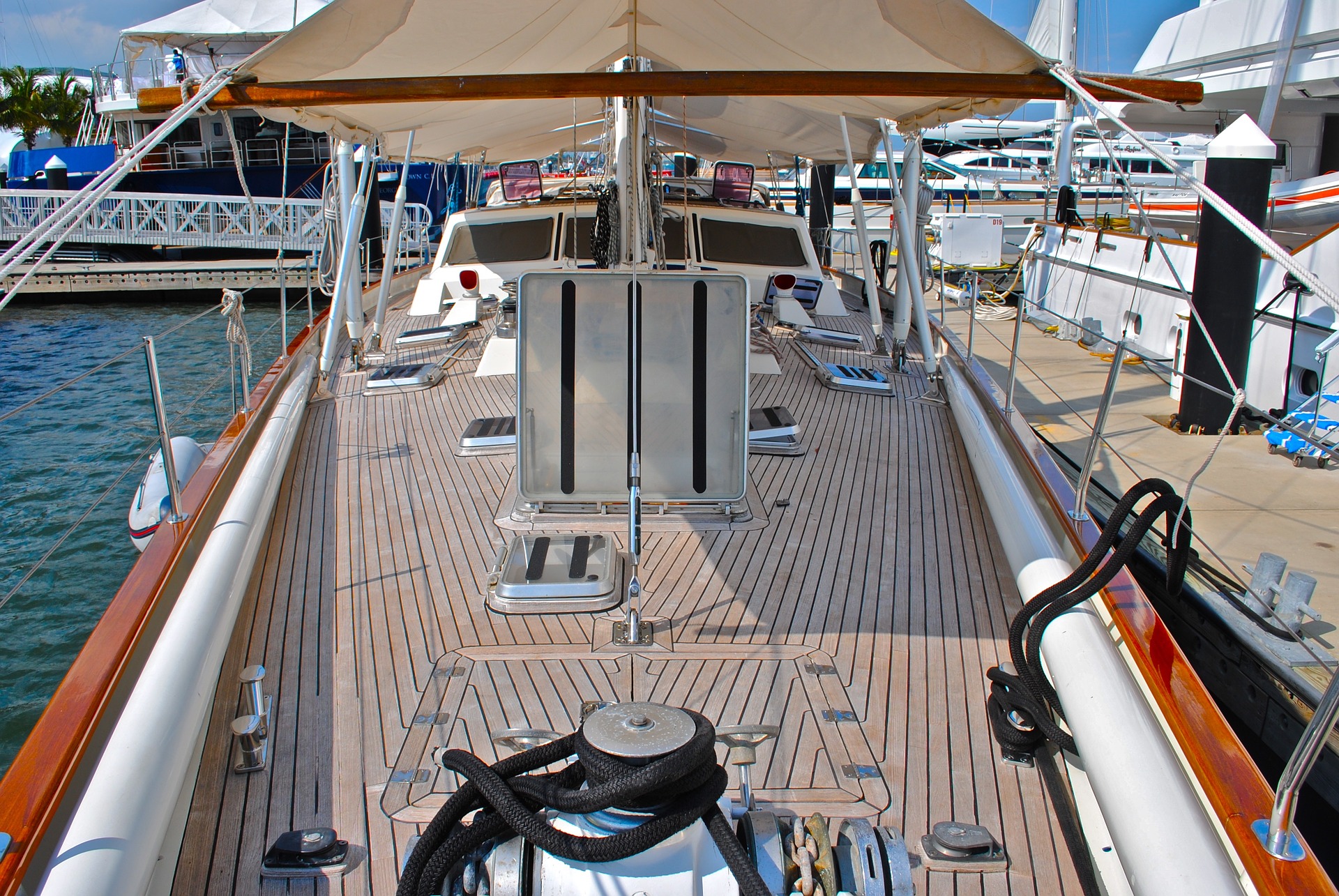 Preserve a boat deck maintenance