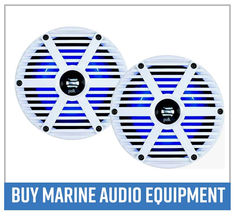Buy marine audio speakers