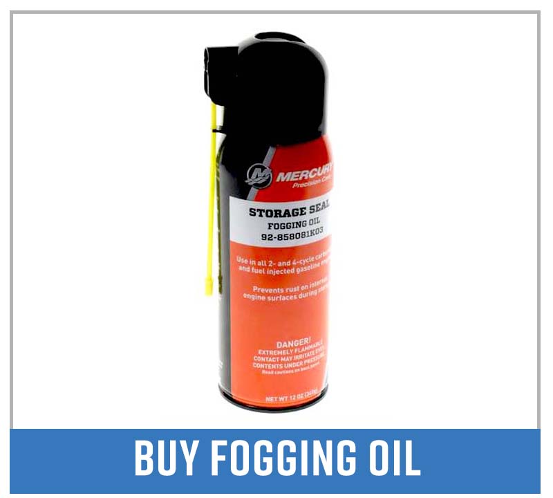Mercury storage seal fogging oil