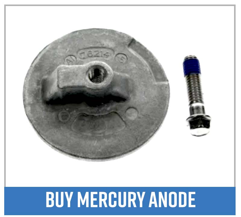 Mercury outboard anode