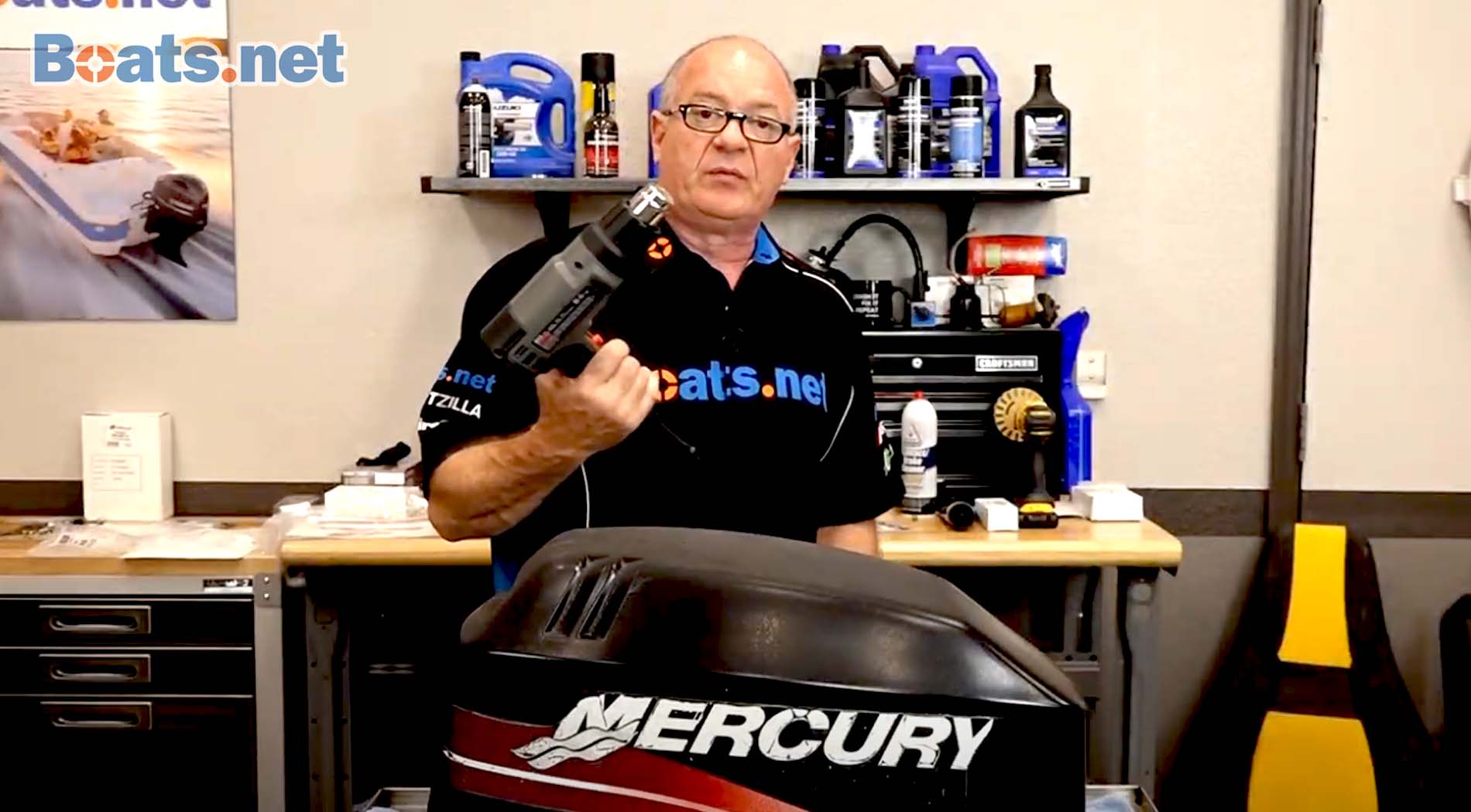 Mercury outboard decal removal