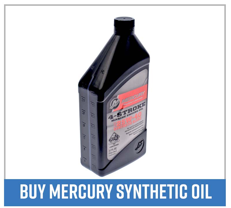 Mercury 25W40 marine engine oil
