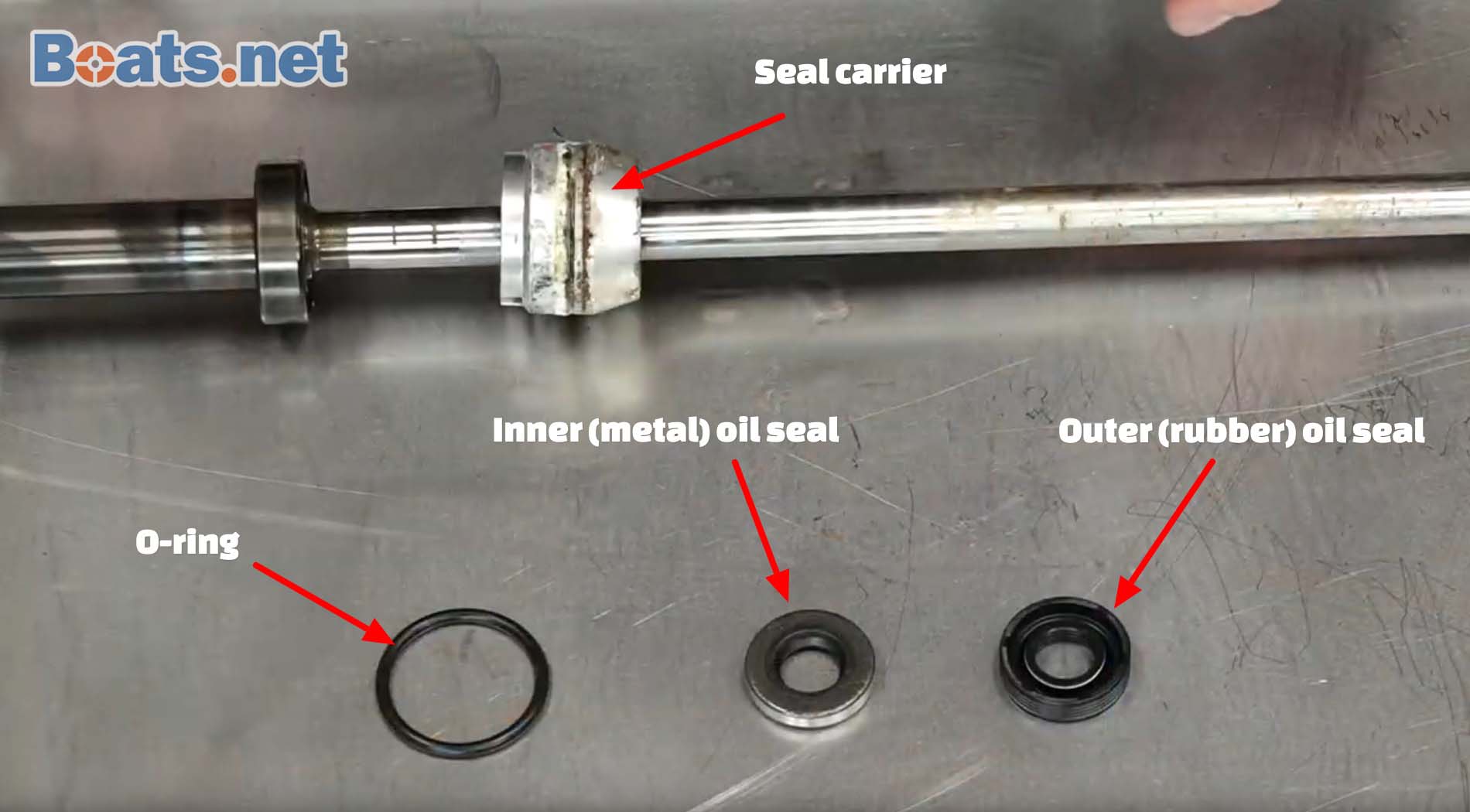 Mercury 40HP 4-stroke driveshaft oil seals