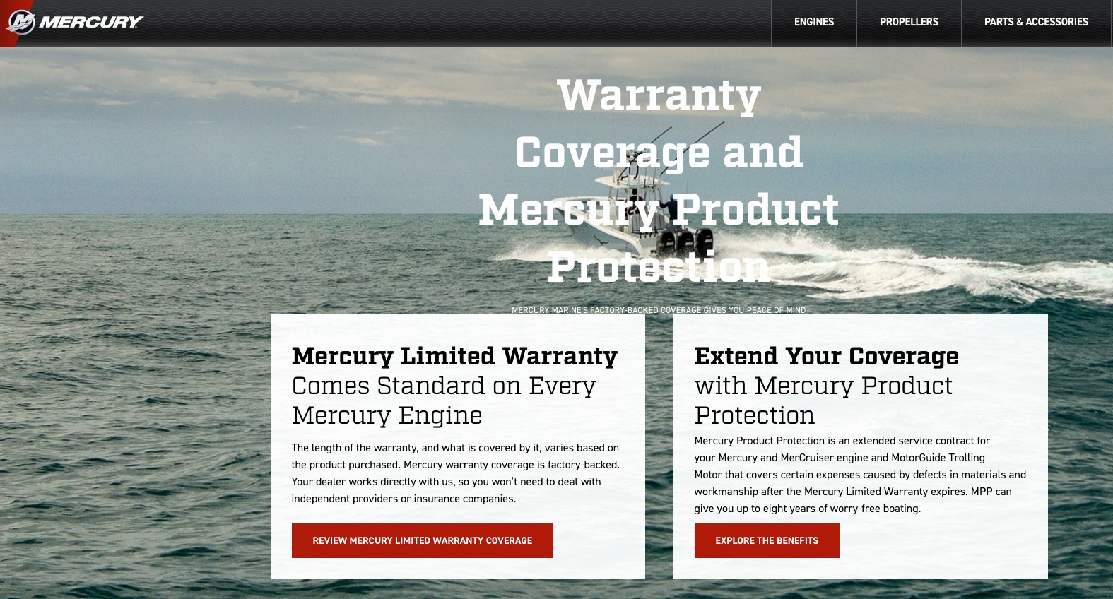 Mercury Marine outboard warranty 