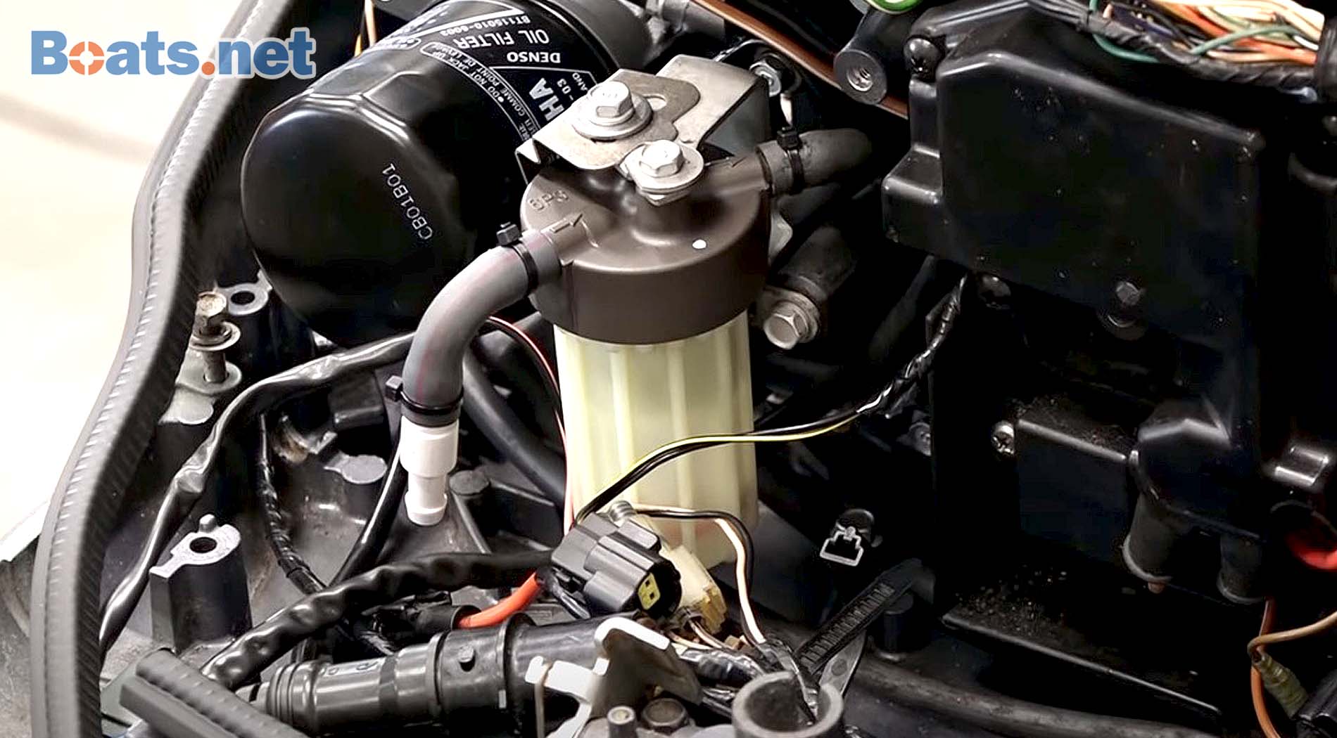 How to dewinterize an outboard engine fuel/water separator