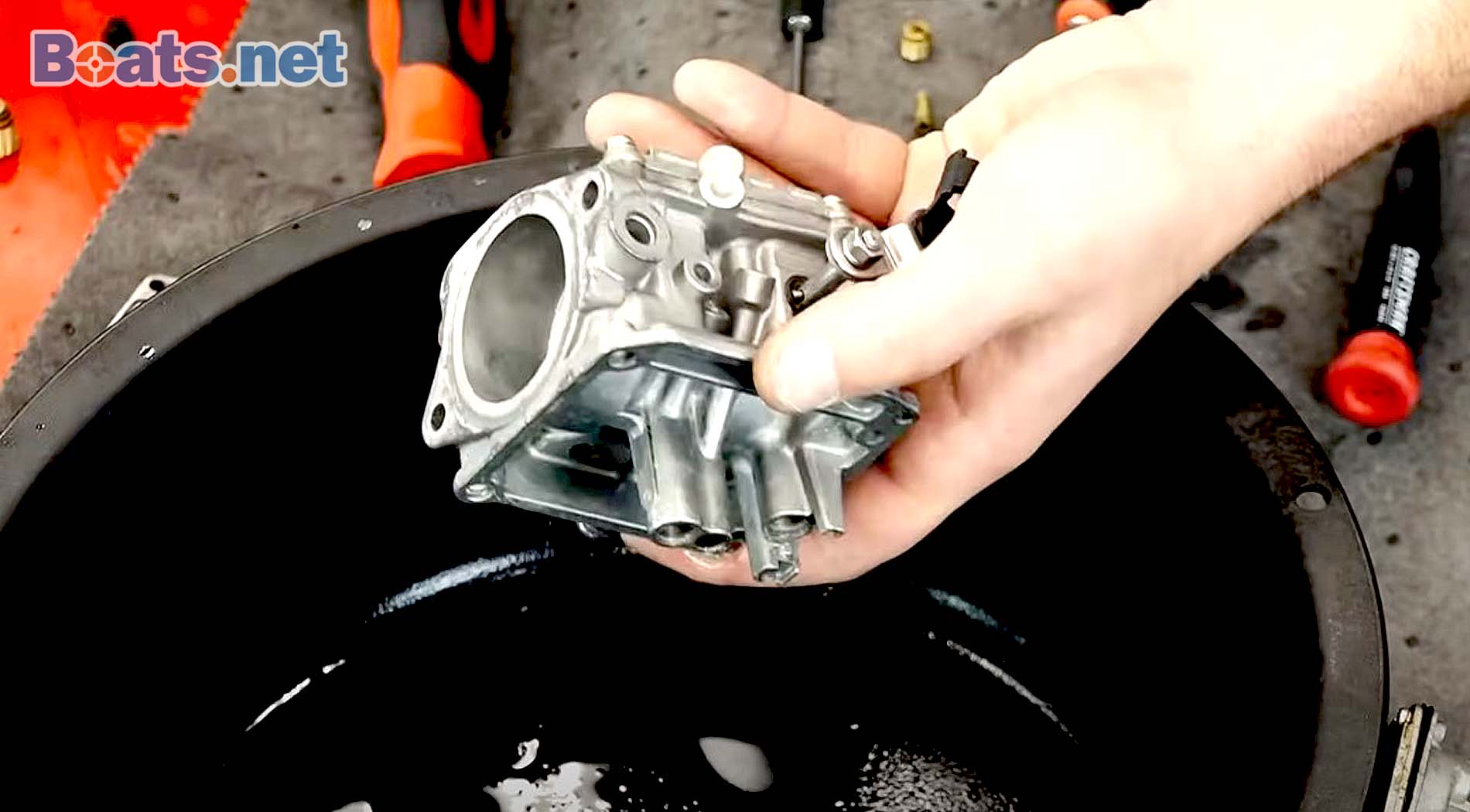 How to dewinterize an outboard carb drain