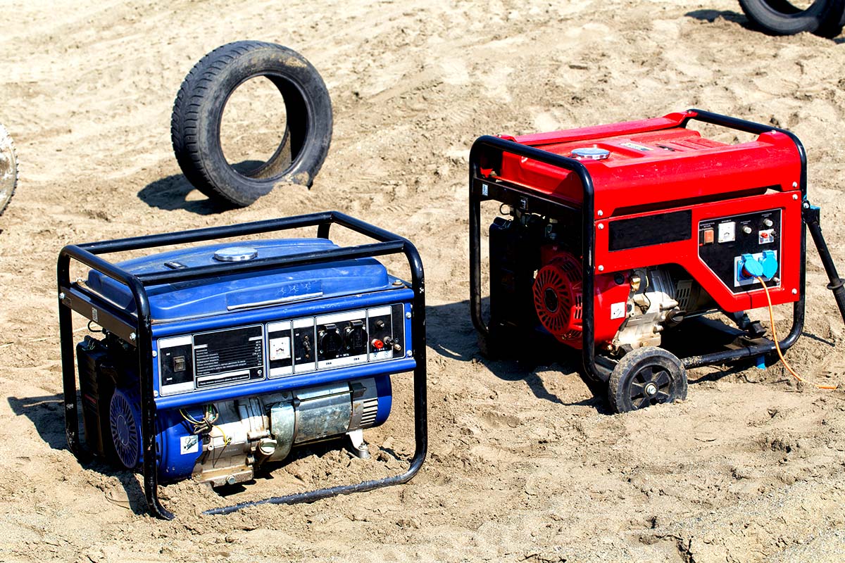 Portable generator size and weight