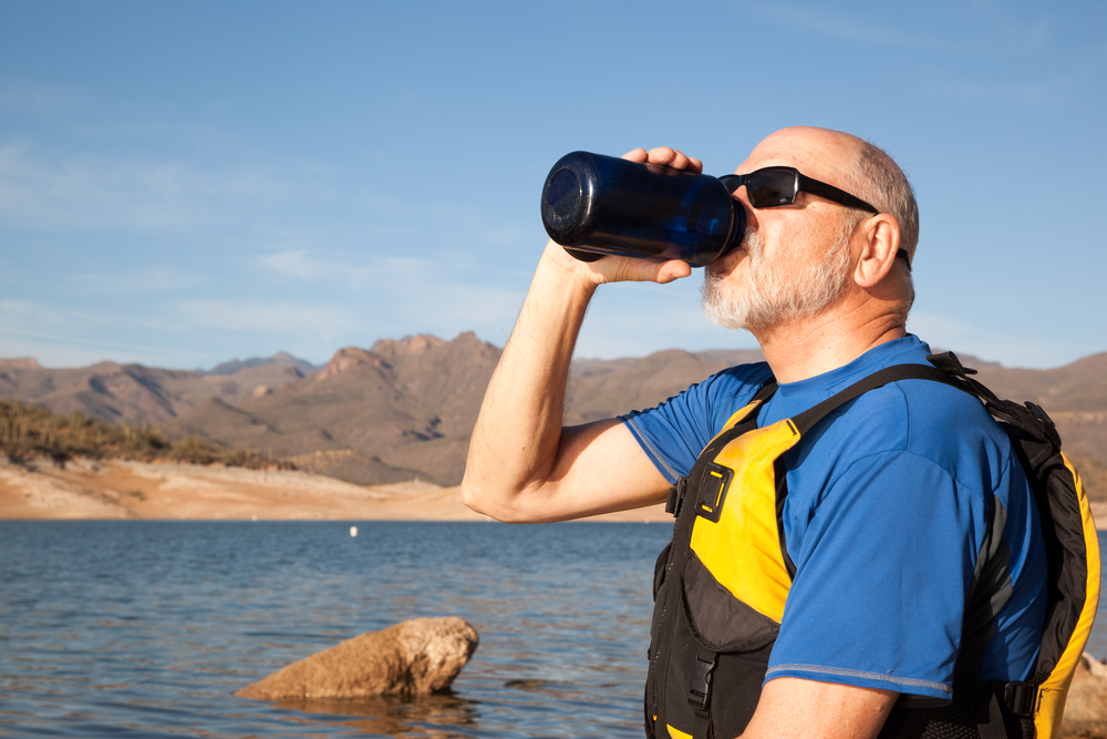 Staying cool while boating hydration