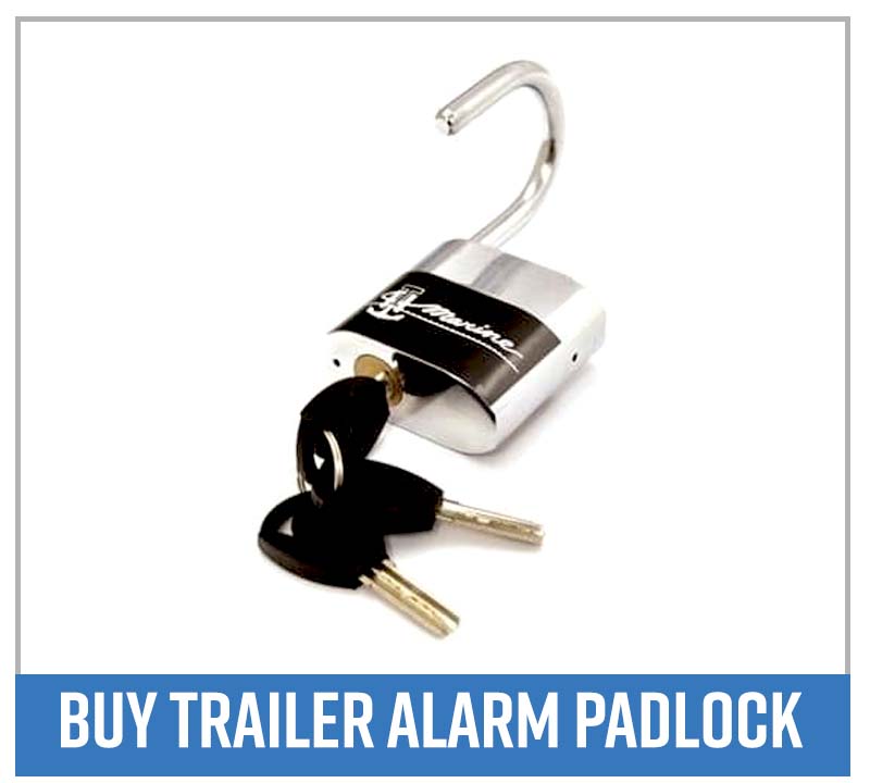 Buy boat trailer alarm padlock
