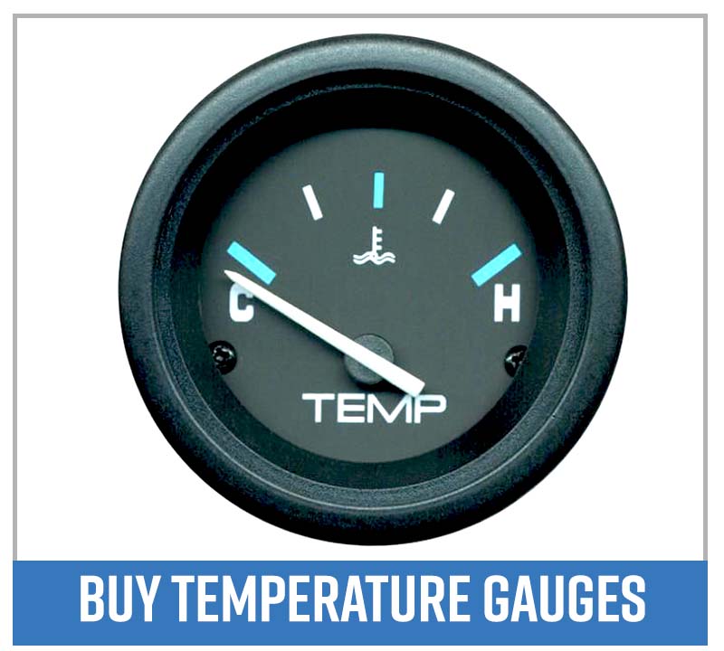 Buy marine water temperature gauges