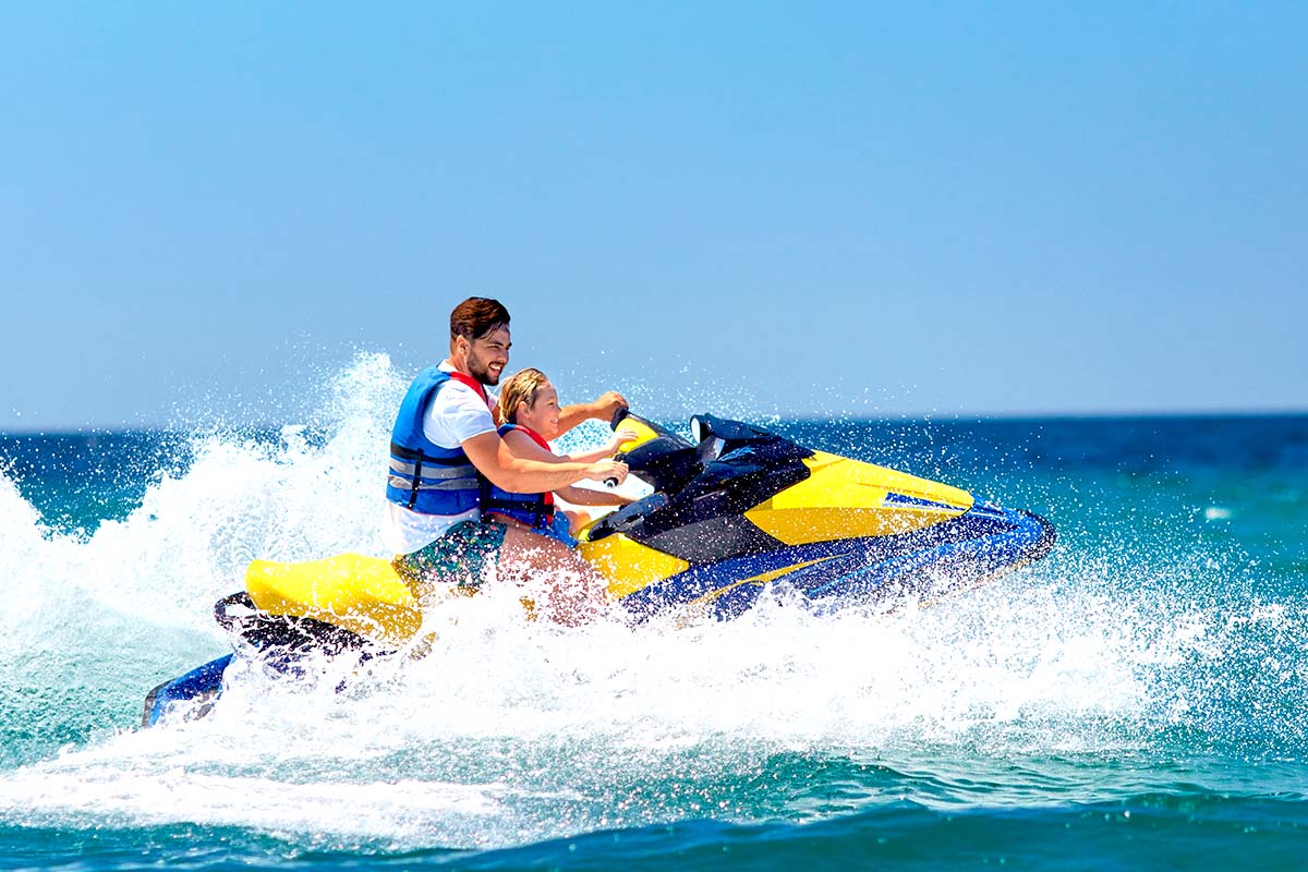 Watersports for beginners jet skiing