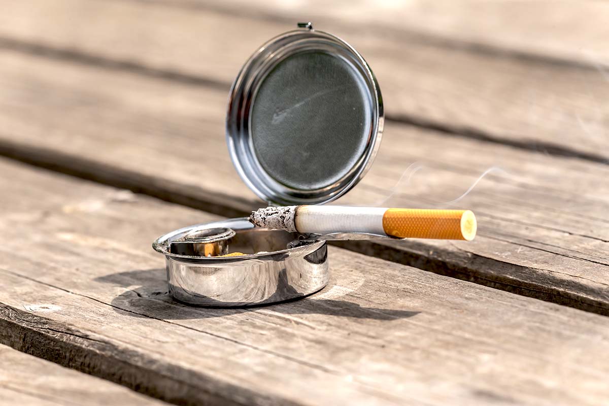 Why you shouldn't smoke on boats pocket ashtray