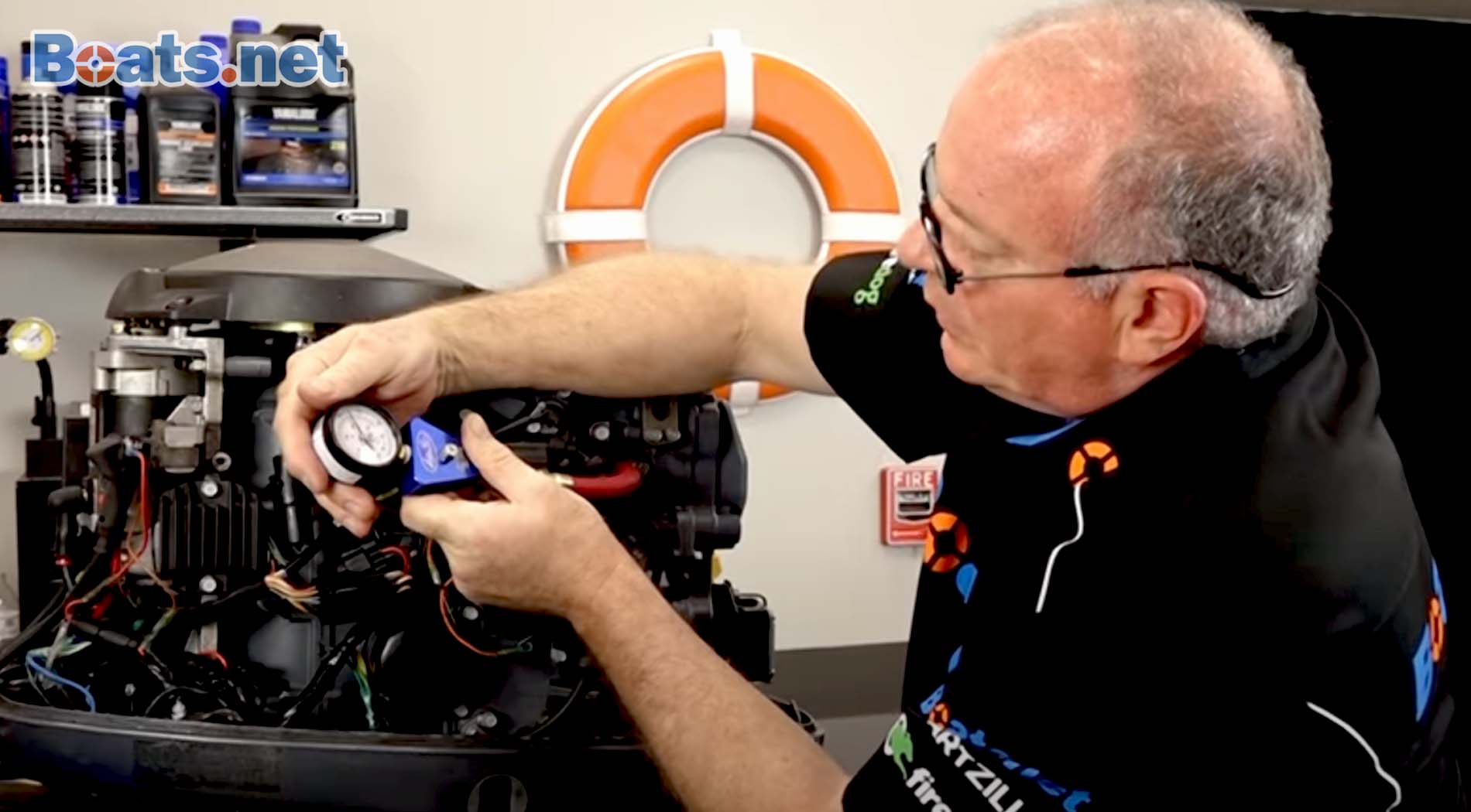 How to compression test an outboard motor