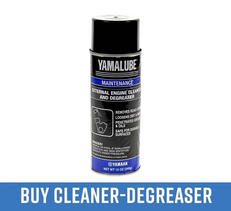 Yamalube engine cleaner and degreaser