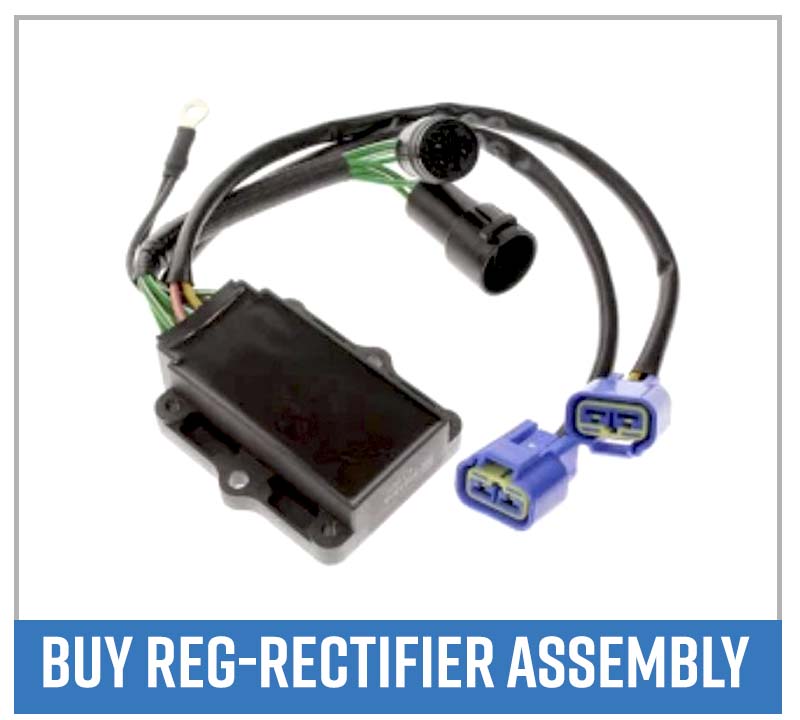 Yamaha F225 regulator-rectifier assembly