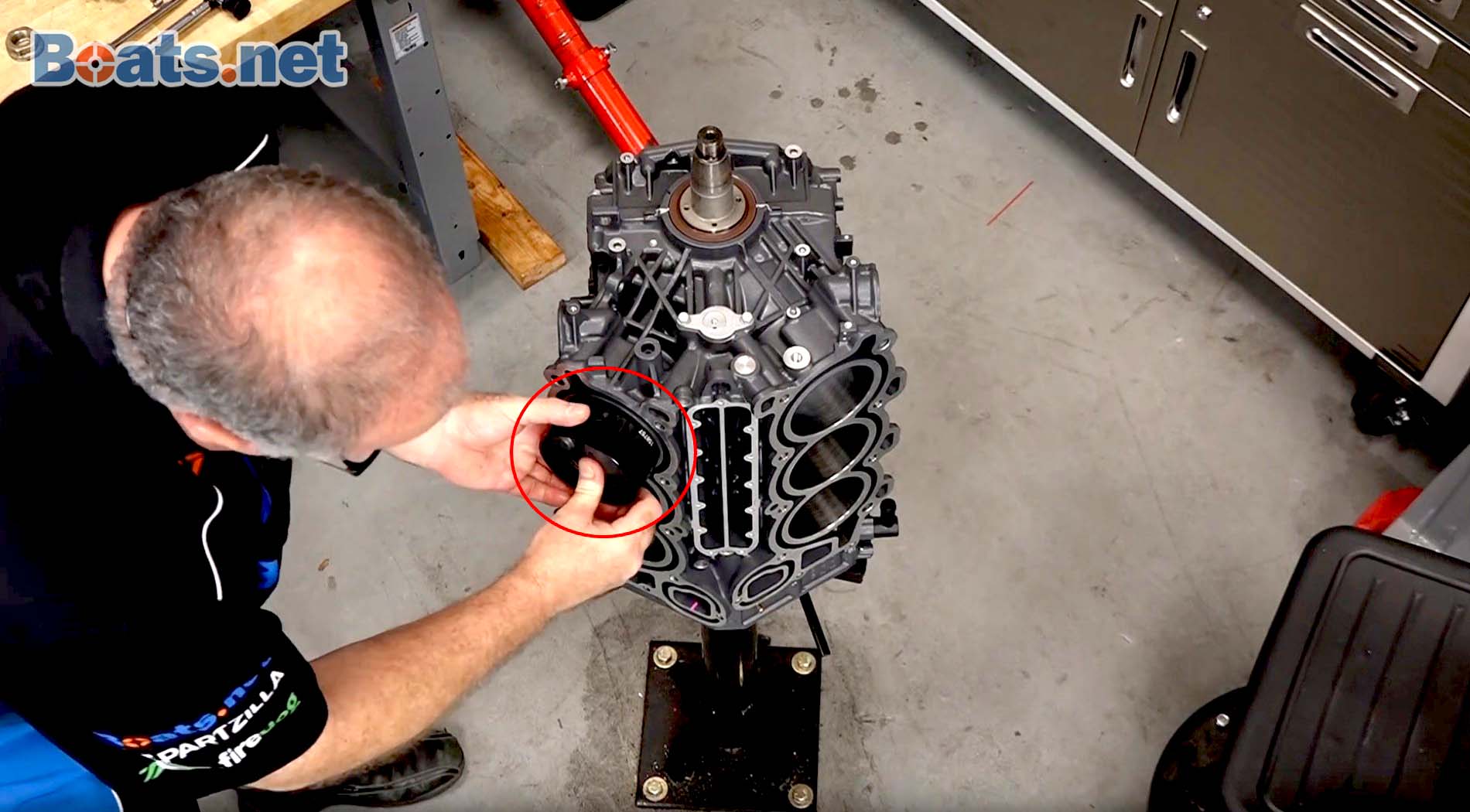 Yamaha F225TXRC bottom end engine rebuild